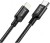 Usb Кабель-зарядка Type-C на Lightning Hoco X14 Double 3A 20W 3м/9.8ft в тканевой оплетке черный