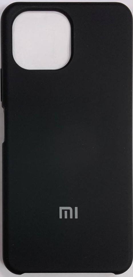 Накладка для Xiaomi Mi 11 Silicone cover черная