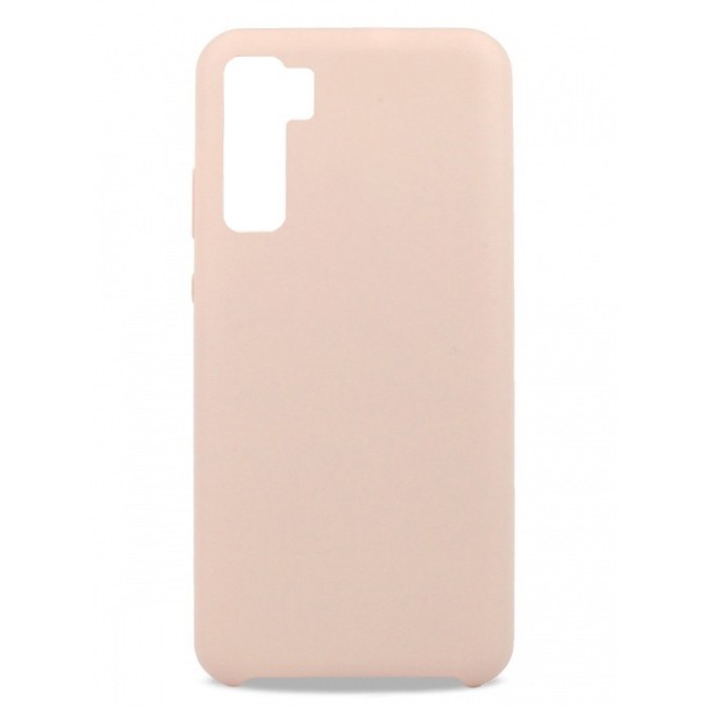 Накладка для Huawei Honor 30S Silicone cover пудро