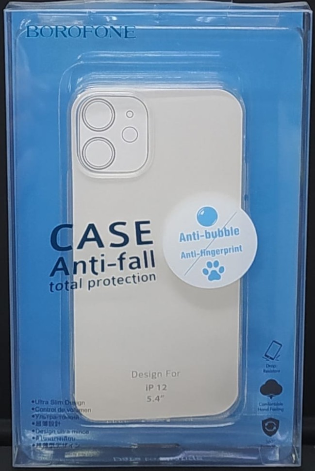 Накладка для i-Phone 12 mini 5.4" Borofone Ice series силикон прозрачный