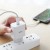 Сетевое зар. устр. Hoco C76A Plus с шнуром Type-C на Lightning 1C 3A 20W белое