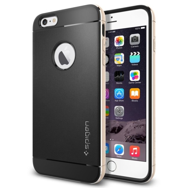 Чехол Spigen для i-Phone 6 Plus Neo Hybrid Metal Series SGP11071 шампань