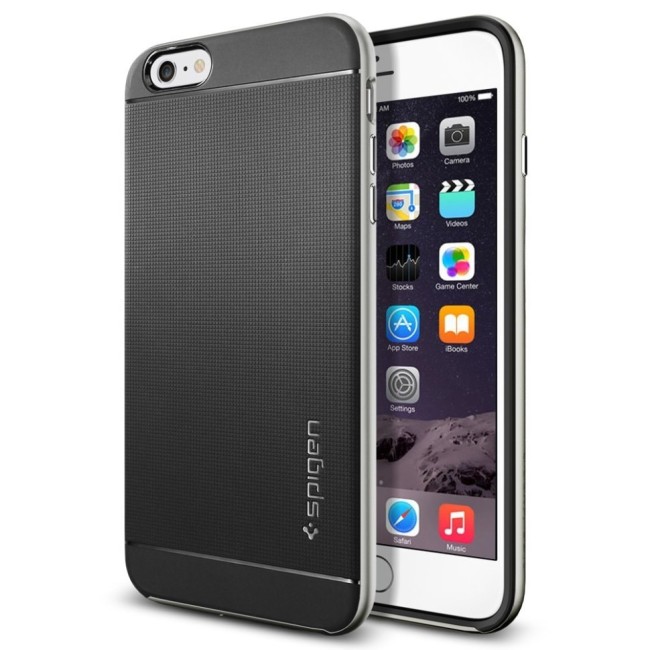 Чехол Spigen для i-Phone 6 Plus Neo Hybrid Series SGP11066 серебристый