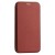 Чехол-книжка Samsung Galaxy A12 Fashion Case кожаная боковая бордовая