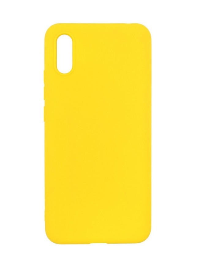 Накладка для Samsung Galaxy A10 Silicone cover желтая