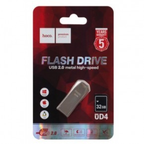 USB флеш накопитель Hoco UD4 Intelligent 32GB серебристый