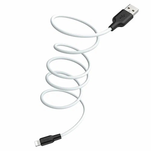 Usb Кабель-зарядка Type-C на Lightning Hoco X21 plus 20W 3A 1M белый