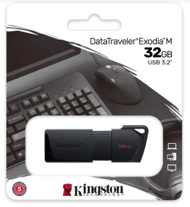 3.2 USB флеш накопитель Kingston Exodia M 32GB черный