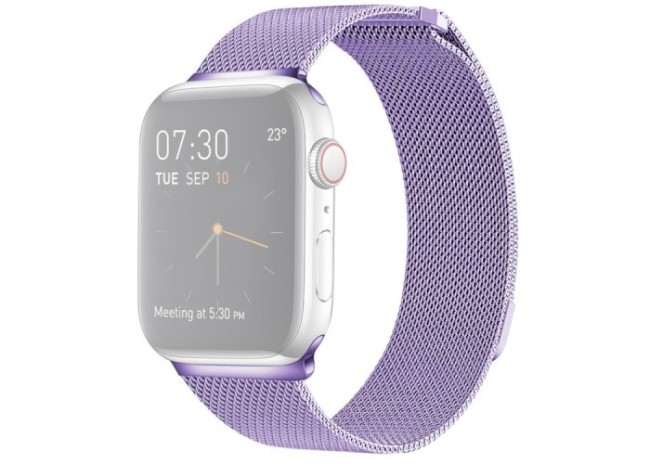 Сменный браслет для Apple Watch 38-40mm Milano №15 фиалковый