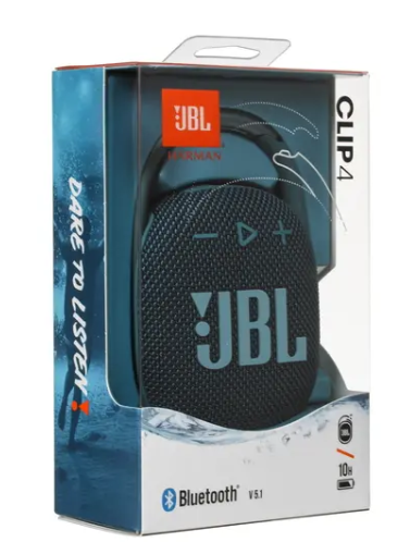 Bluetooth колонка JBL Clip 4 синий оригинал