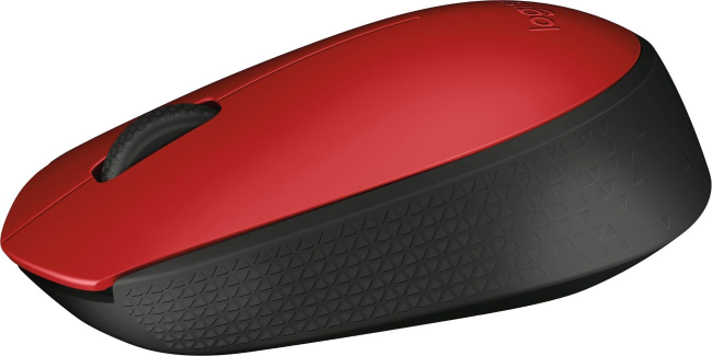 Мышь беспроводная Logitech M170 оптическая 1000DPI красный