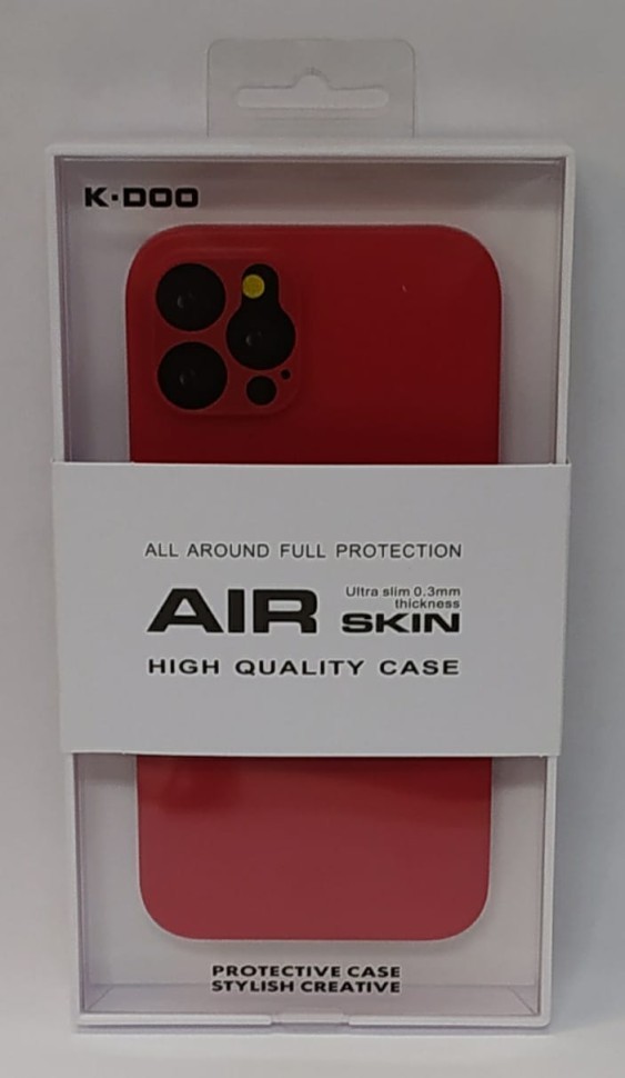 Накладка для i-Phone 12 Pro 6.1" K-Doo Air Skin силикон красная