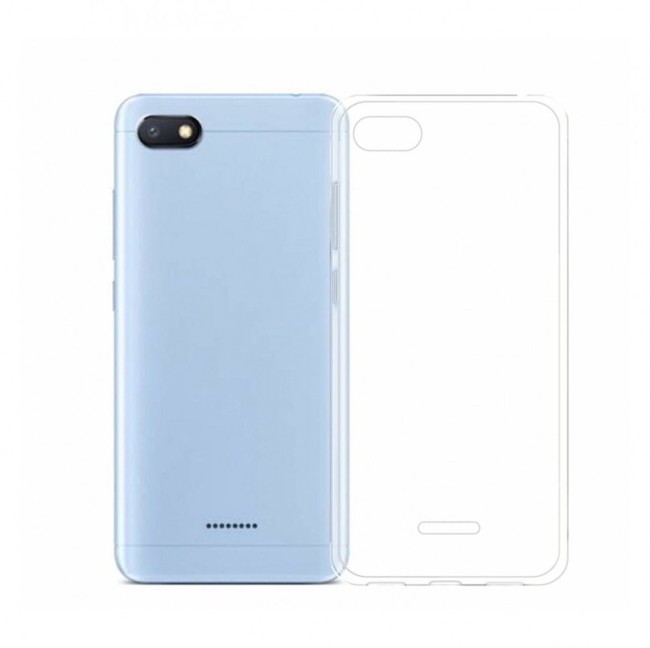Чехол-накладка силикон 0.5мм Xiaomi Redmi 6A прозрачный
