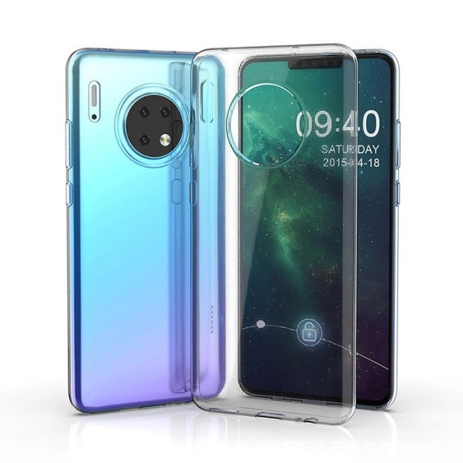 Чехол-накладка силикон 0.5мм Huawei Honor Mate 30 прозрачный