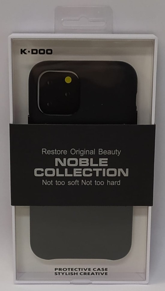 Накладка для i-Phone 11 Pro K-Doo Noble кожаная черная