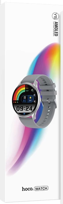 Смарт-часы Hoco Y15 Amoled Smart Sports Watch серебристые