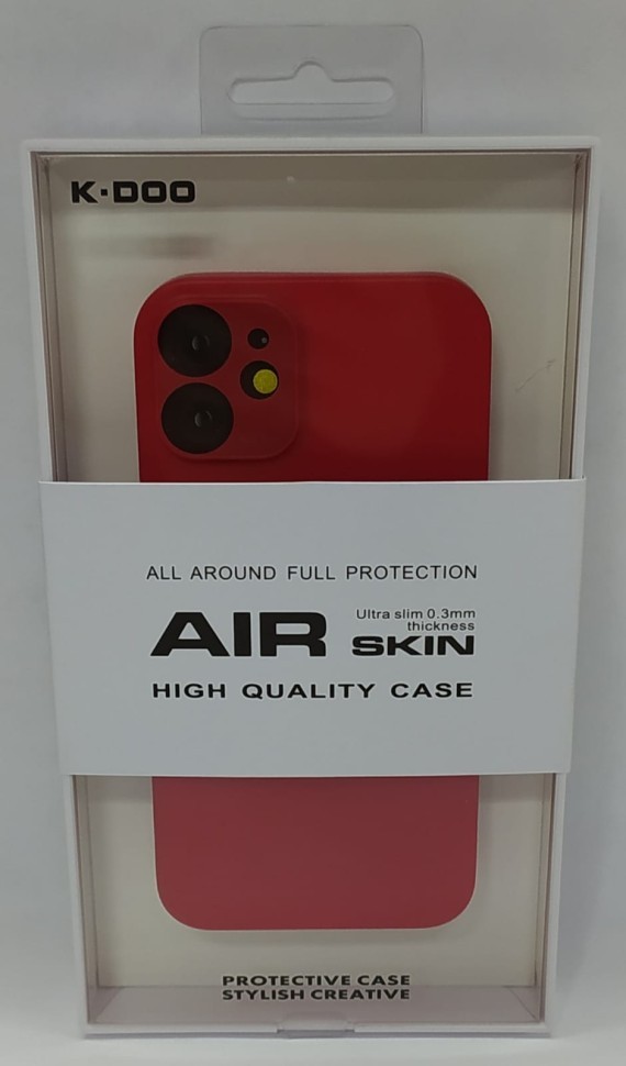 Накладка для i-Phone 12 mini 5.4" K-Doo Air Skin силикон красная