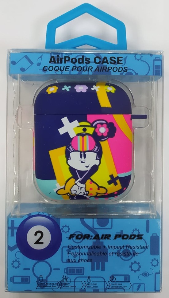 Силиконовый светящийся в темноте чехол для AirPods 1/2 Luxo Kaws рисунок №17