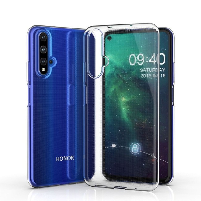Чехол-накладка силикон 0.5мм Huawei Honor Nova 5i прозрачный