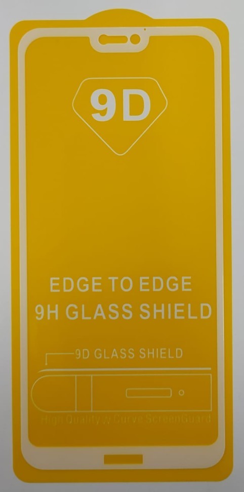 Защитное стекло для Huawei P20 lite/Nova 3E 9D белое
