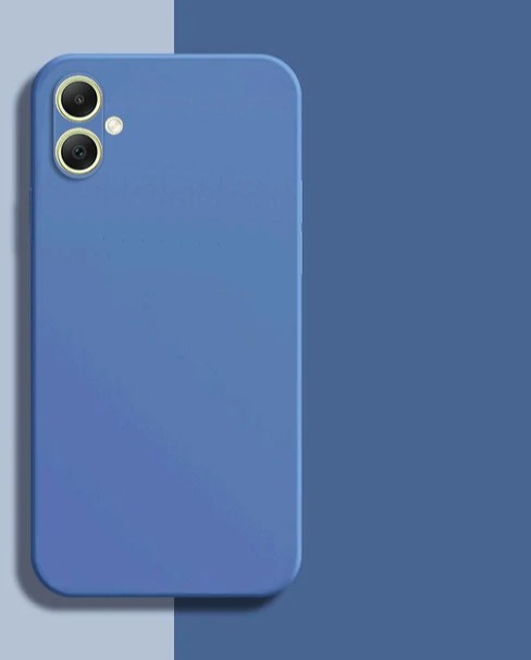 Накладка для Samsung Galaxy A05 Silicone cover синяя