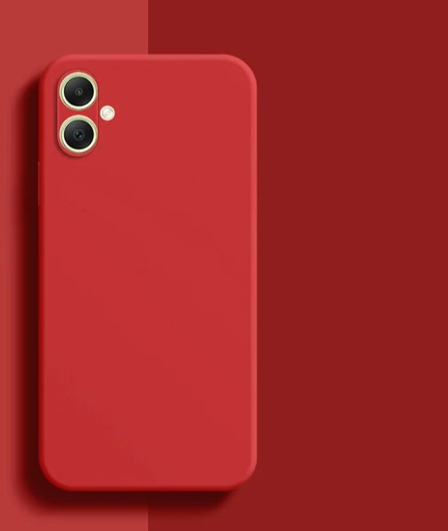 Накладка для Samsung Galaxy A05 Silicone cover красная