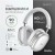 Стереонаушники Bluetooth полноразмерные Hoco W35 Max V5.3/45ч серебристые
