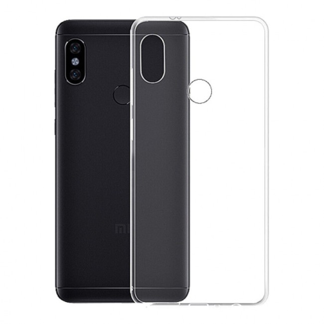Чехол-накладка силикон 0.5мм Xiaomi Redmi Note 6 Pro прозрачный