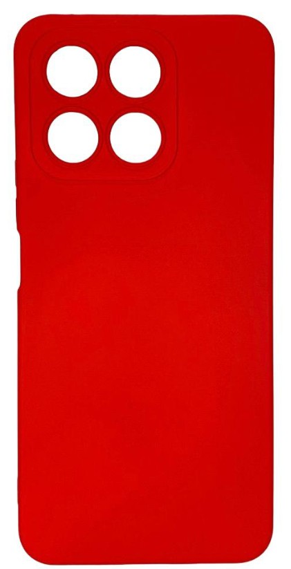 Накладка для Huawei Honor X8A Silicone cover без логотипа красная