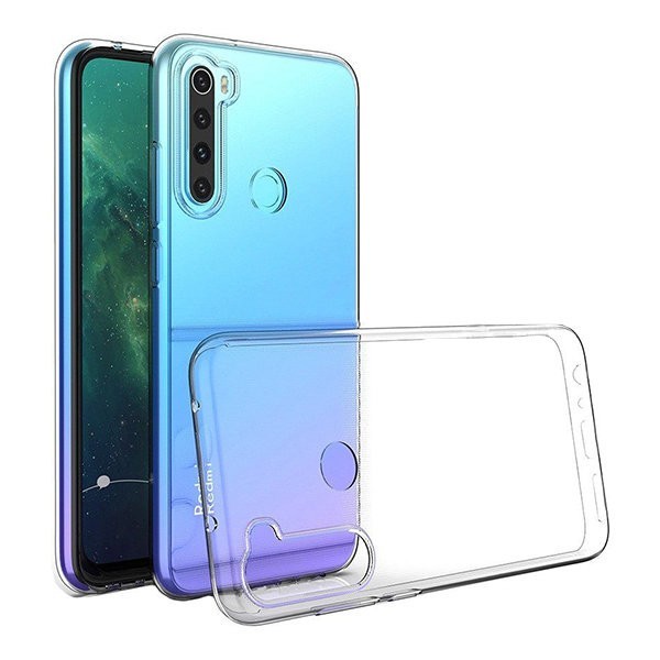 Чехол-накладка силикон 0.5мм Xiaomi Redmi Note 8 прозрачный