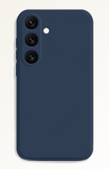 Накладка для Samsung Galaxy A14 Silicone cover синяя