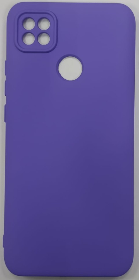 Накладка для Xiaomi Redmi 9C силикон матовый фиолетовый