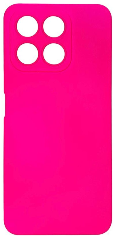 Накладка для Huawei Honor X8A Silicone cover без логотипа розовая